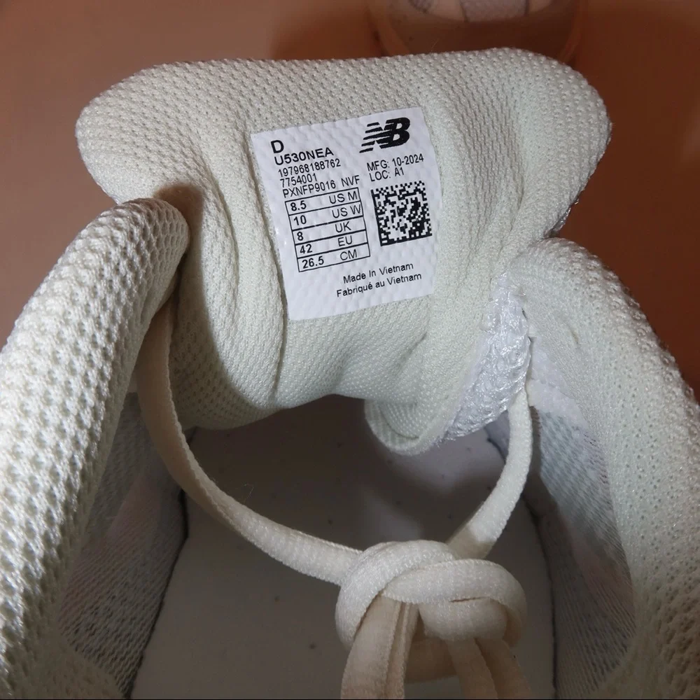 New Balance 530 Sneakers – Women’s Size 10 – Angora/Dusk Shower/Ice Blue NWOT - Picture 5 of 7